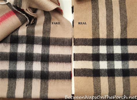 burberry scarf real vs fake